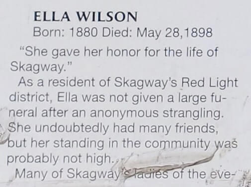 gold rush cemetery, skagway. emma wilson