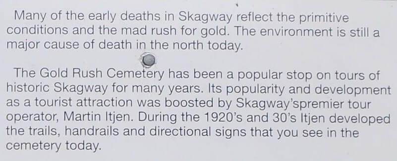 what is the gold rush cemetery