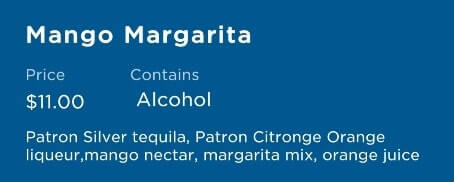 princess cruise margarita ingredients