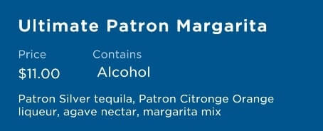 princess cruise margarita ingredients