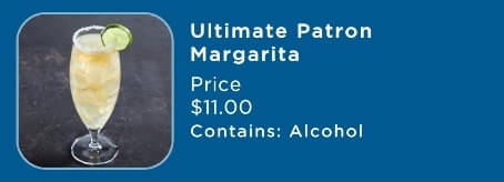 princess cruise margarita menu