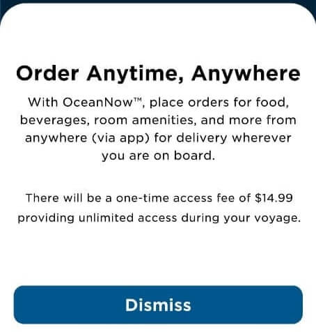 how to order martini on princess cruise