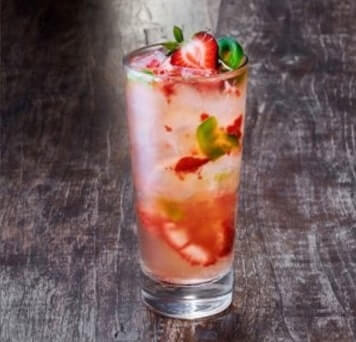 strawberries on fire, princess cruise