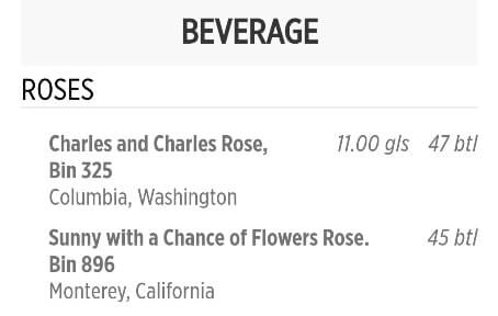 vines wine bar menu princess
