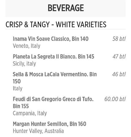 princess cruise wine list. dining room wine menu mdr dinner