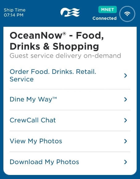 princess cruise wine order delivery