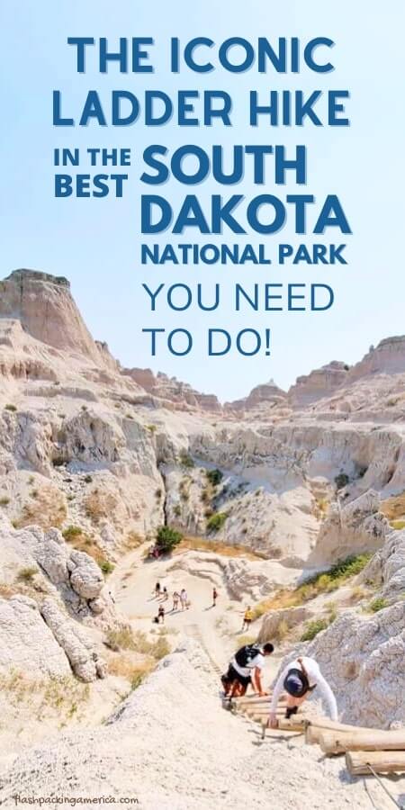 badlands ladder hike. south dakota national park. best hikes in badlands national park. best things to do