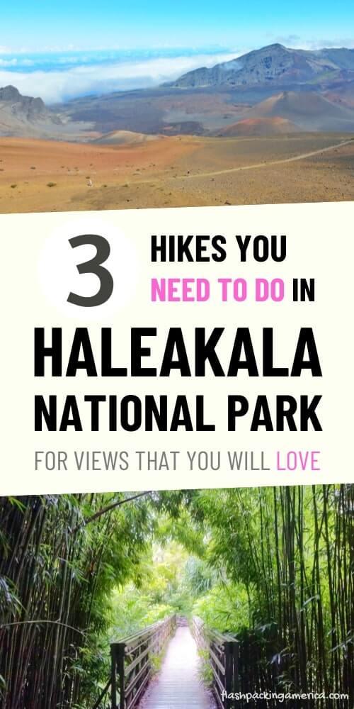 best hikes in haleakala national park. best maui national park hikes
