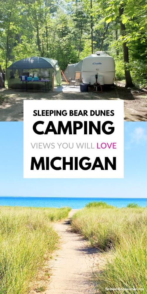 dh day campground pictures. sleeping bear dunes camping. campsite
