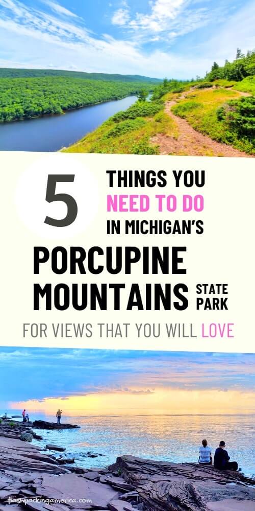 things to do in porcupine mountains state park michigan