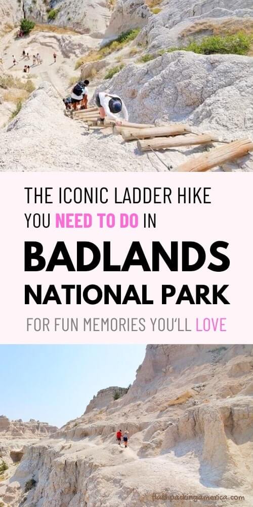badlands ladder hike, how to do this hiking in badlands national park south dakota