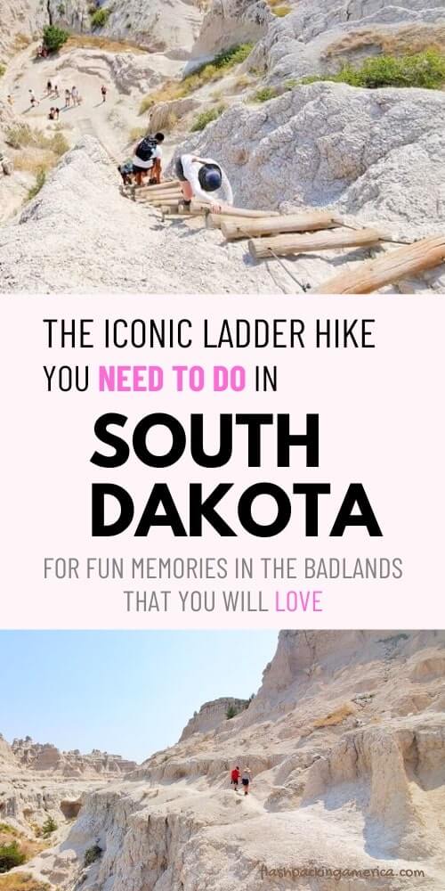 south dakota ladder hike, how to do this hiking in badlands national park