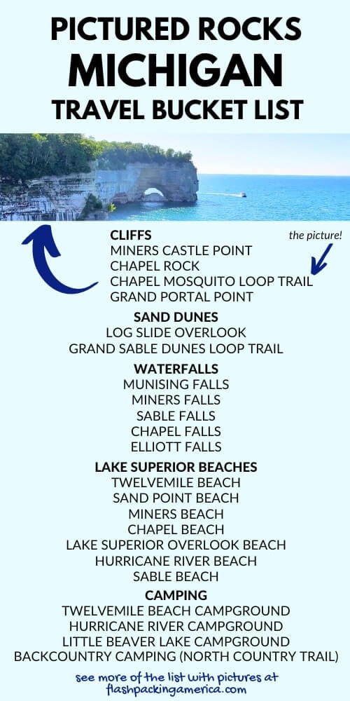 things to do in pictured rocks michigan. hiking chapel loop trail