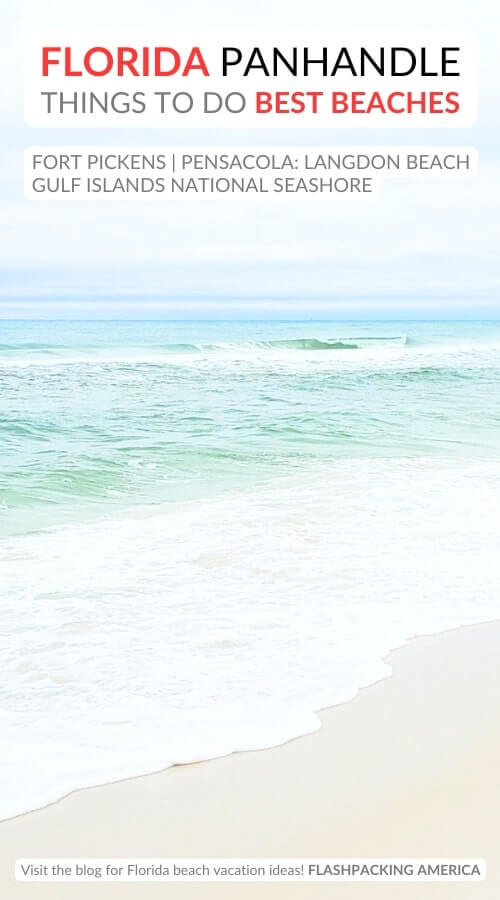 langdon beach. fort pickens florida. gulf island national seashore beaches. best florida panhandle beaches