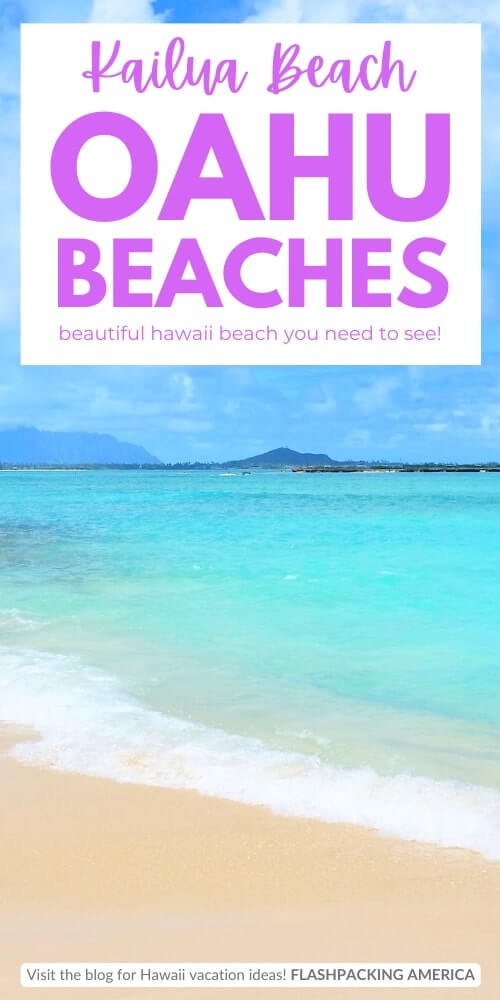 oahu beaches. kailua beach in hawaii