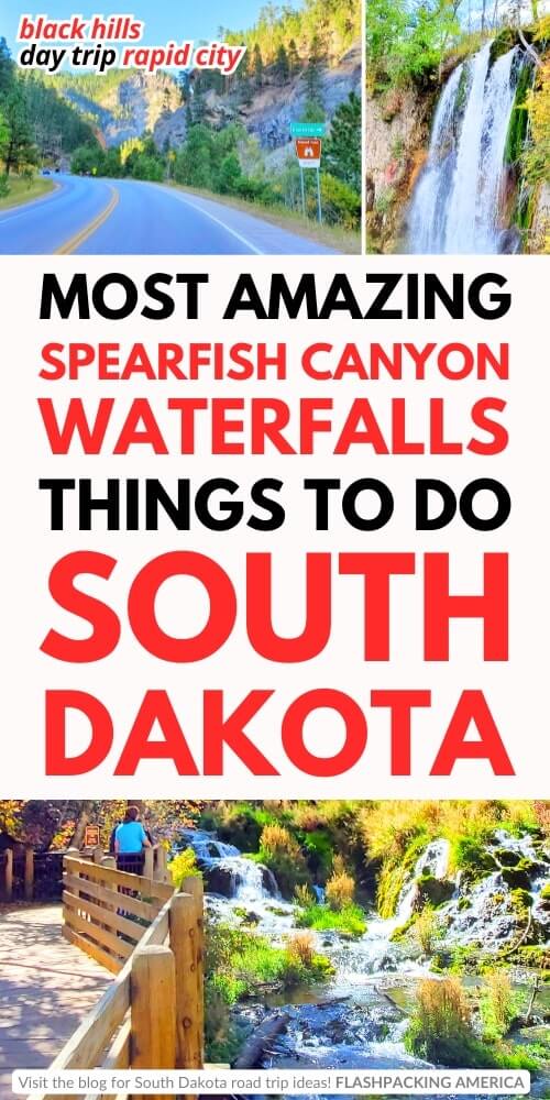 best spearfish canyon waterfalls in south dakota