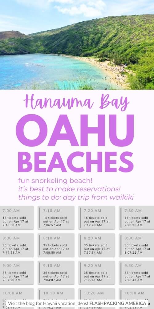 hanauma bay tickets reservations