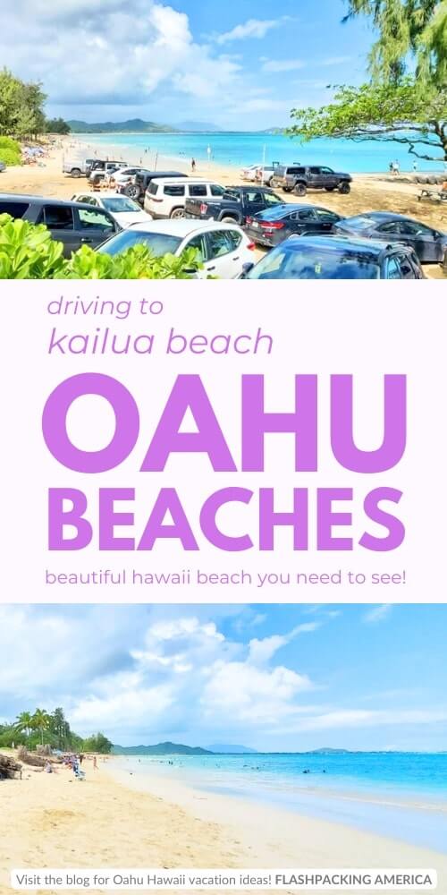 kailua beach parking. oahu driving tips