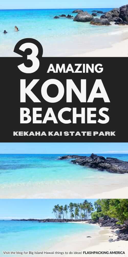 kona. kekaha kai state park beaches