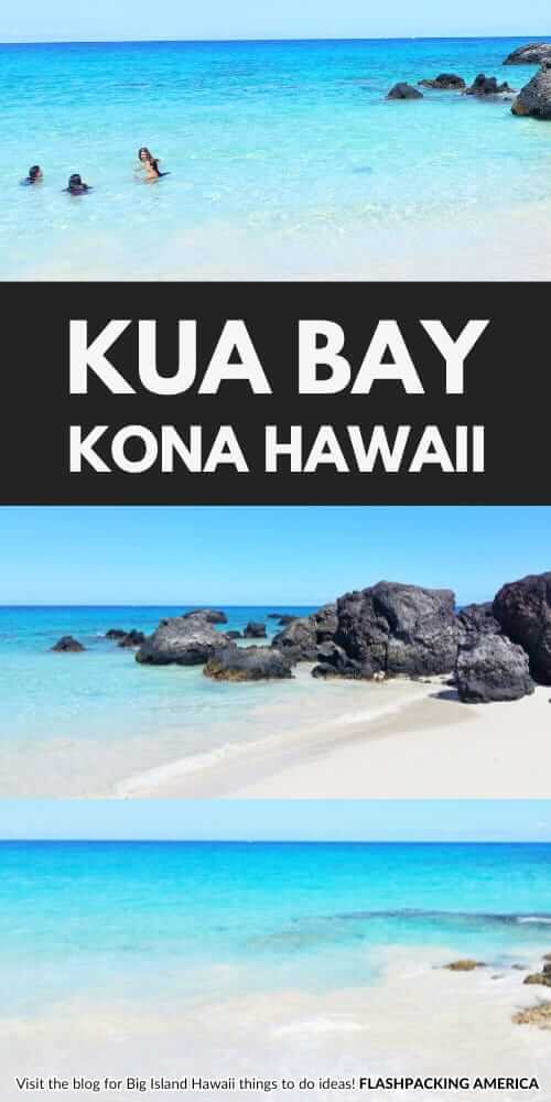 kona hawaii. kua bay beach