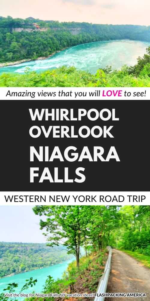 whirlpool rapids overlook in niagara falls new york
