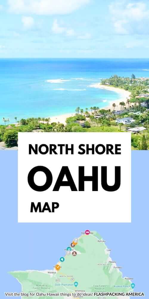 north shore oahu map